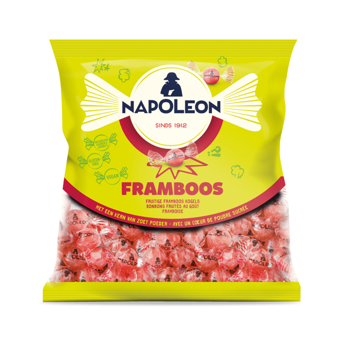 Napoleon Framboos balls 1kg