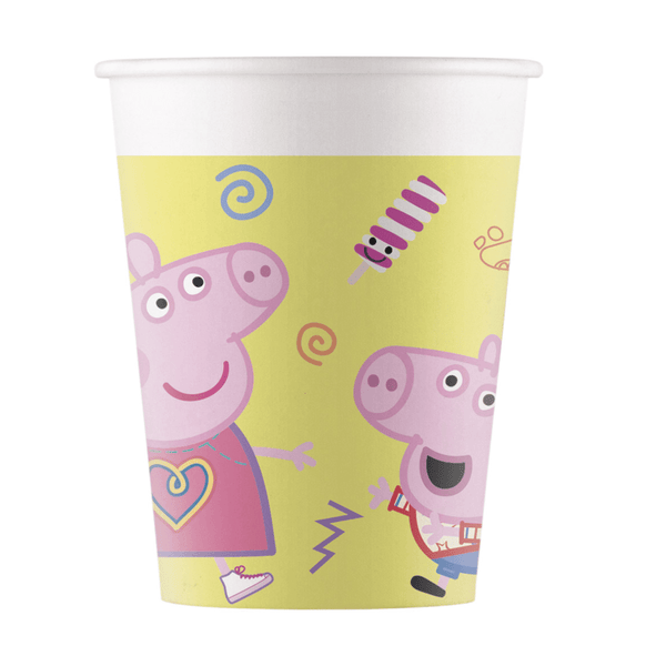 Peppa Gris, Kopper 8 stk