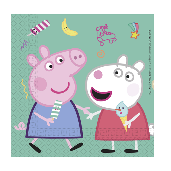 Peppa Gris, Servietter 20 stk