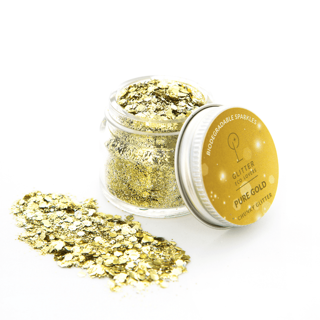 PURE GOLD eco glitter, 15ml