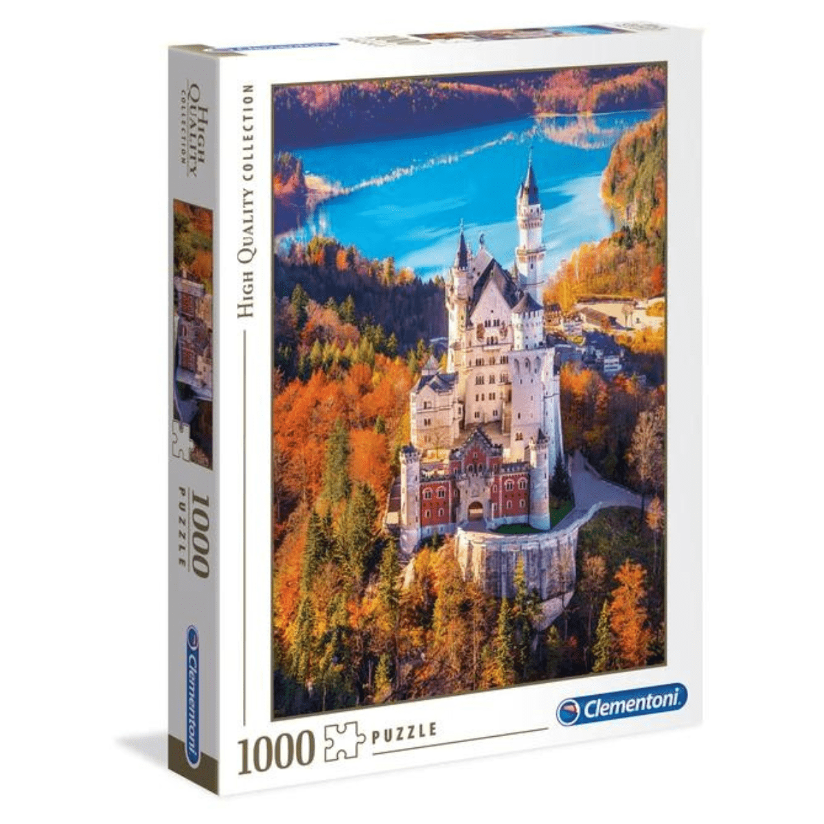 Puslespill Neuschwanstein, 1000 brikker