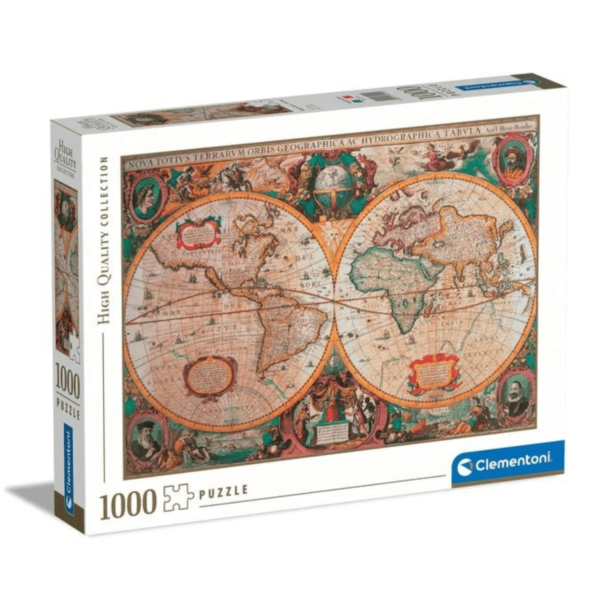 Puslespill Old Map, 1000 brikker