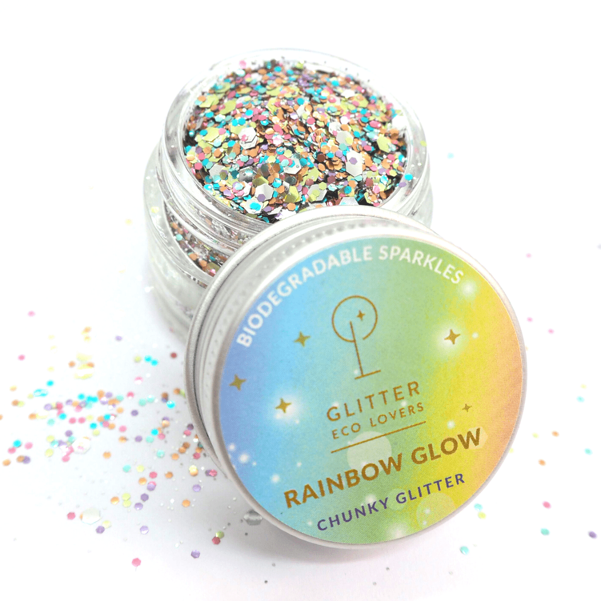 RAINBOW GLOW Eco Glitter, 15ml