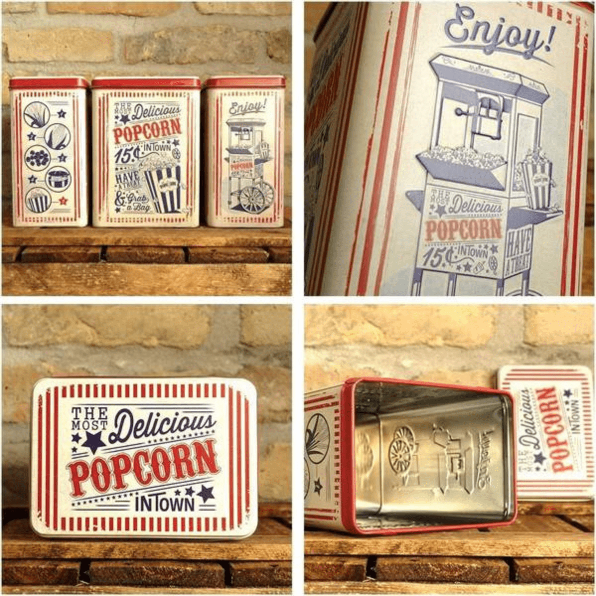 Retroboks- Delicious Popcorn