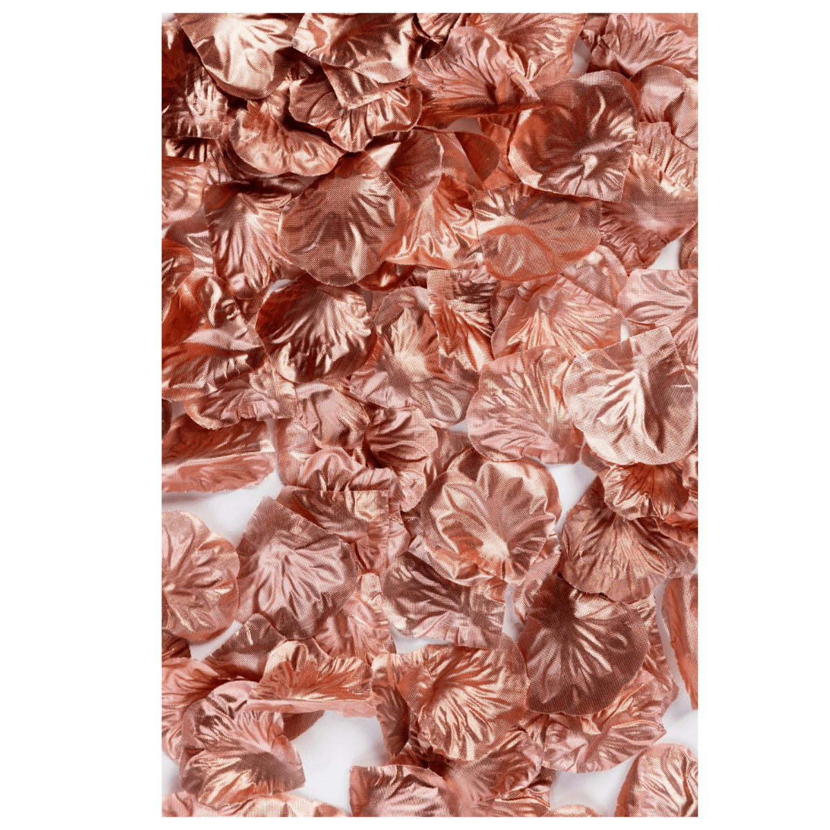 Roseblader metallisk rosegull