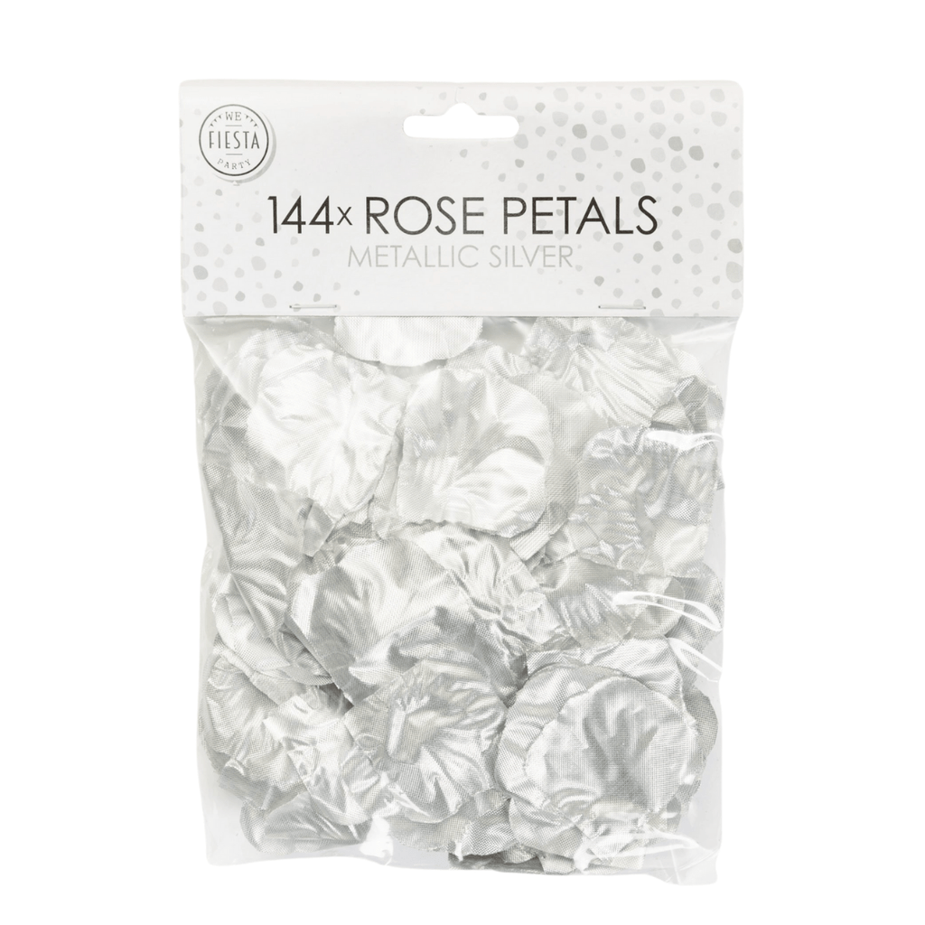 Roseblader metallisk sølv