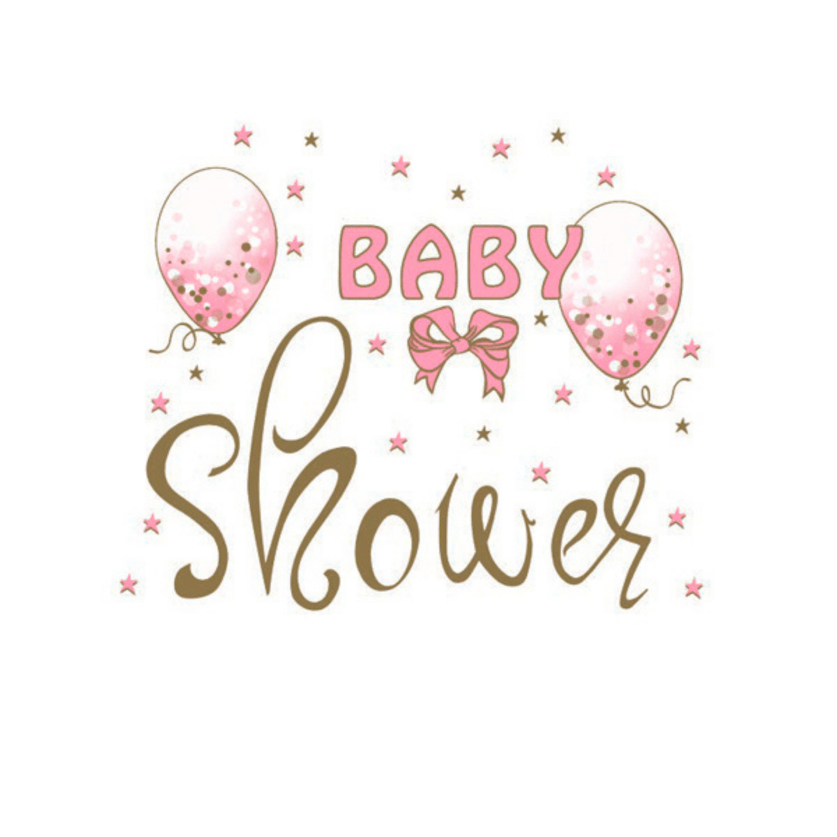 Servietter- Baby Shower Rosa
