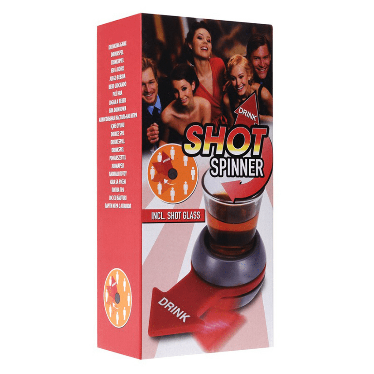 Shot Spinner, Inkl Shotglass