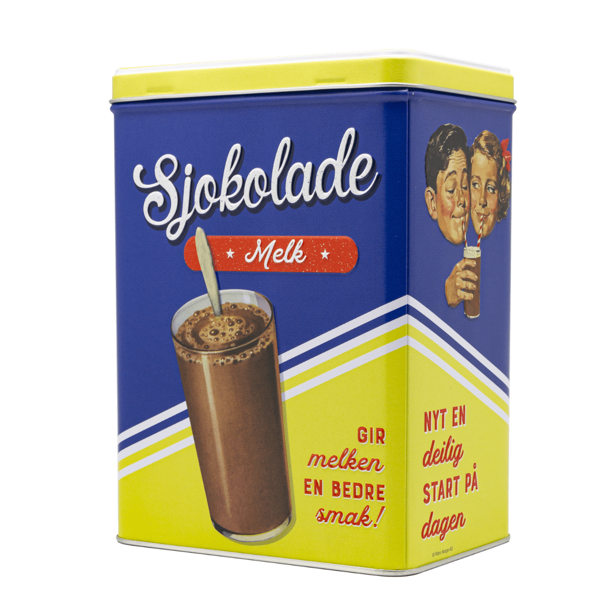Sjokoladepulver boks, oboy, Nesquik, kakao. retroboks, nostalgi, oppbevaring