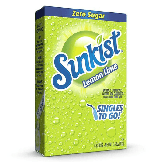 Sunkist Lemon Lime Singles to Go - 6pk