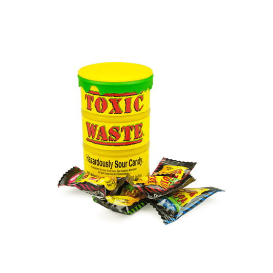 Toxic Waste Yellow Sour Candy Drum 42g
