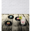 Vinyl bordbrikker, 4 stk