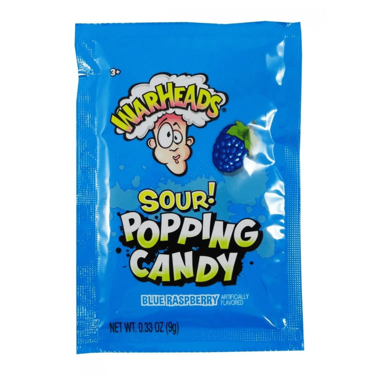 Warheads Pop Candy, Blue Raspberry