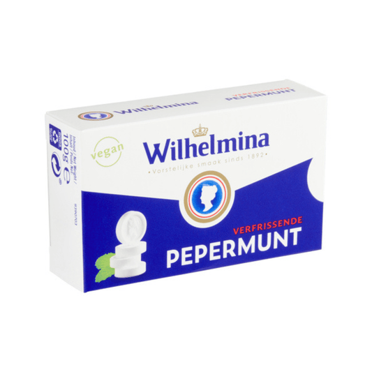 Wilhelmina Peppermyntedrops 100g