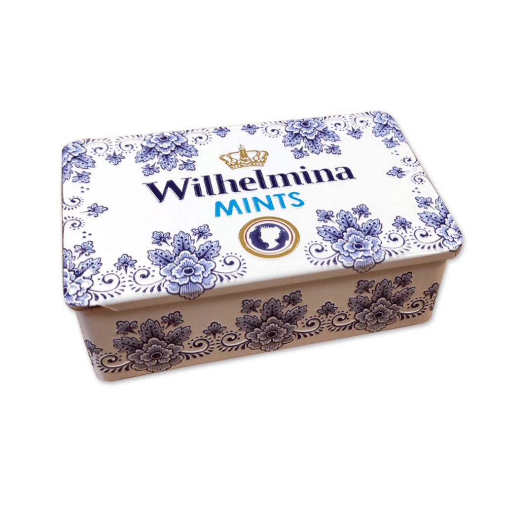 Wilhelmina Peppermyntedrops i eske, 100g